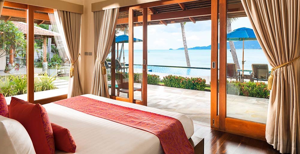 Tawantok Beach Villas - Outstanding master bedroom outlook